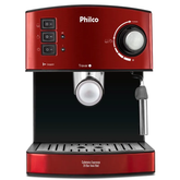 Cafeteira Expresso & Cápsulas Philco 20 Bar Inox Red PCF24