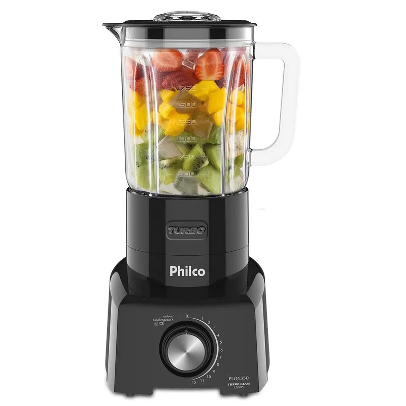 Liquidificador Philco PLQ1350 Turbo Glass Pro Maxx 6 1200W