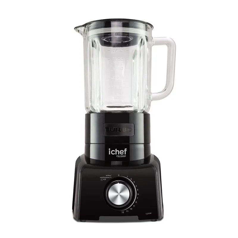 Liquidificador Ichef Pro Maxx 6 Turbo Glass 2,5L 1200W