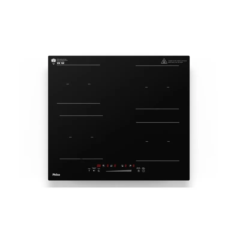 Cooktop de Indução Philco PCTQ1 Função Turbo