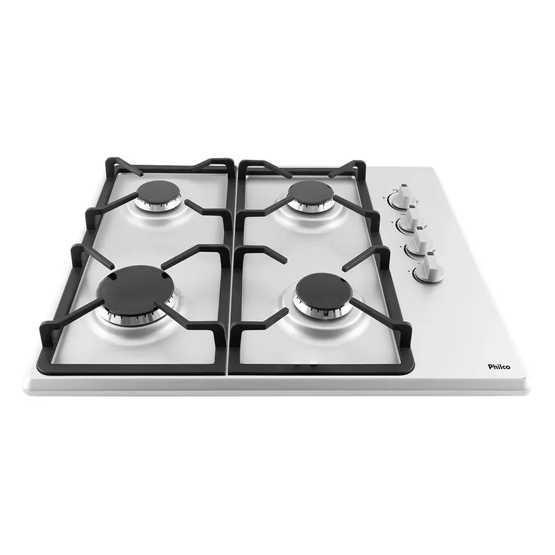 Cooktop Philco 4 Bocas Inox Automático